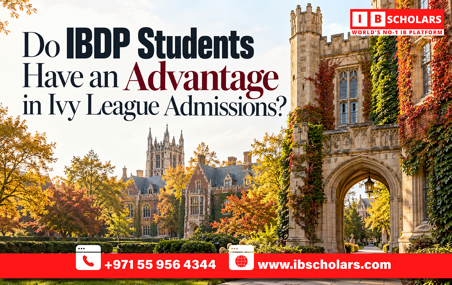 IB diploma and Ivy League admissions 