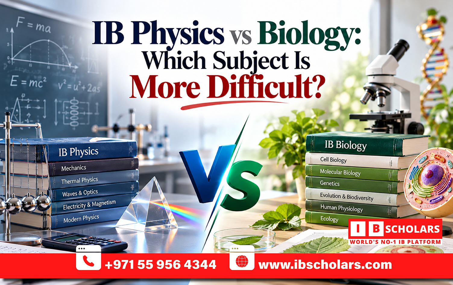 IB Physics vs Biology